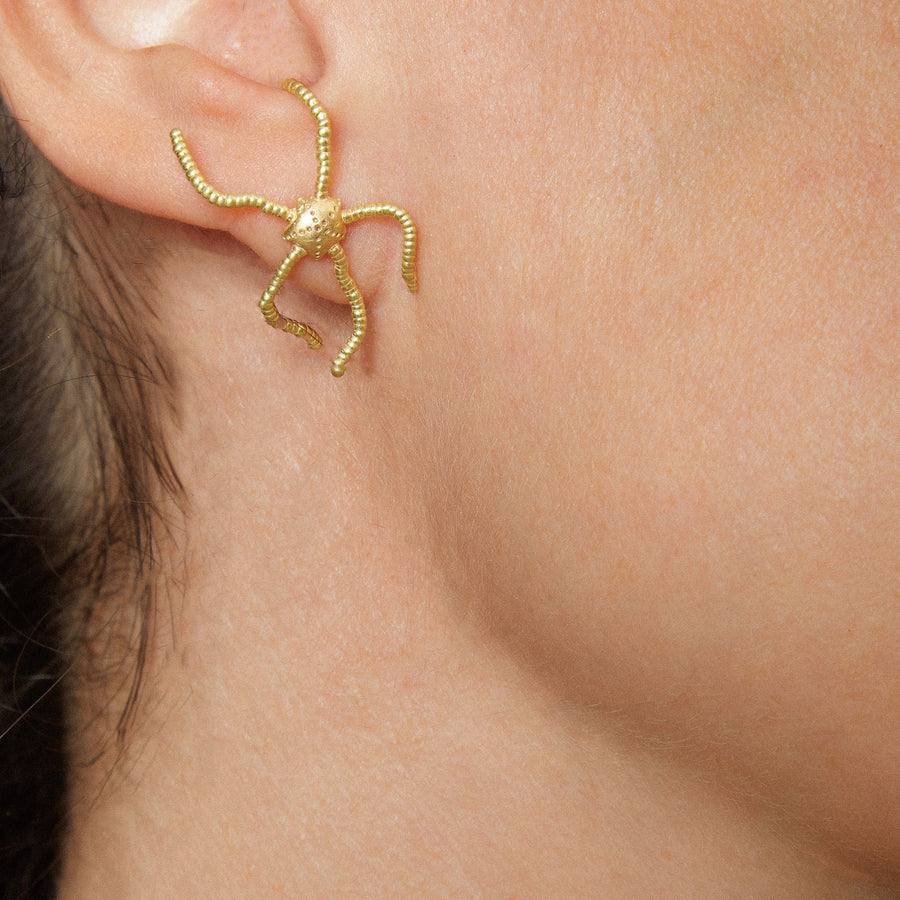 Serpent Starfish Earrings