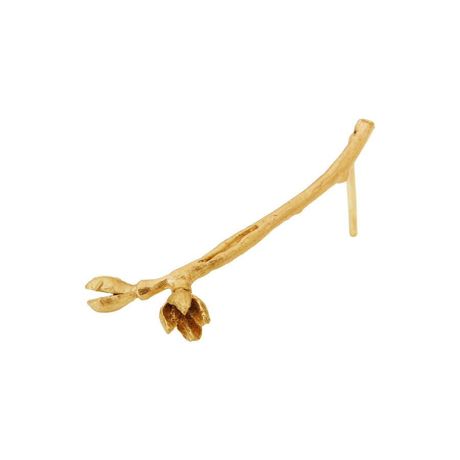 Twig and buds earring